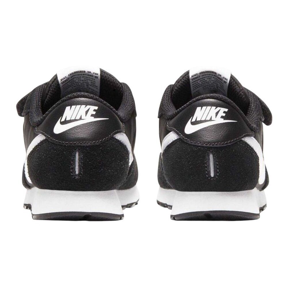 Nike Girls MD Valiant Suede Panel Sneakers / Black/White - Picture 2 of 5